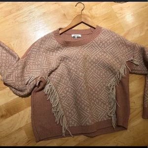 Madewell fringe sweater